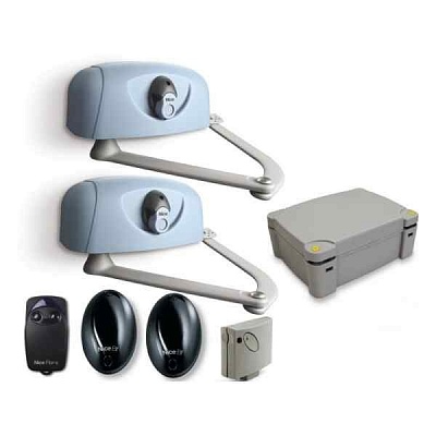 Комплект рычажных приводов для распашных ворот Nice HY7005KIT (вес ворот до 400 кг, длина створки до 3 м.)